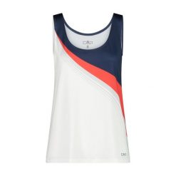 Damski tank top CMP. Białe koszulki sportowe damskie CMP, m, bez wzorów, sportowe, bez kołnierzyka. Za 196.00 zł.