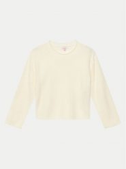 Vero Moda Girl Sweter Sayla 10300633 Beżowy Regular Fit. Brązowe swetry dla dziewczynek Vero Moda Girl, bez wzorów, z syntetyku, bez kołnierzyka, bez ramiączek, bez kaptura. Za 69.99 zł.