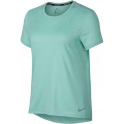 Nike Koszulka Biegowa Damska W Nk Run Top Ss, Emerald Rise S. Zielone koszulki sportowe damskie Nike. Za 89.00 zł.