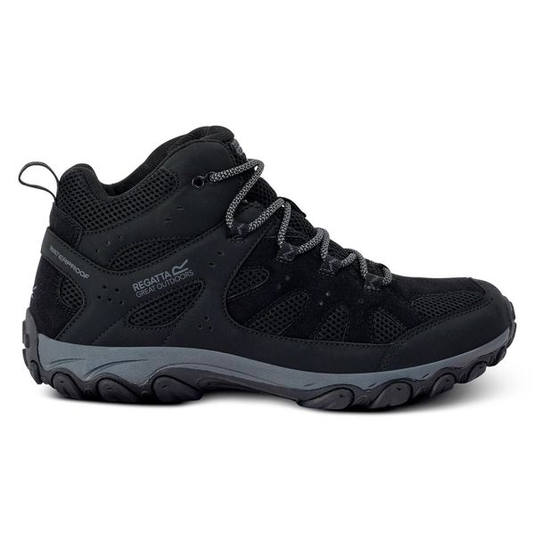 Męskie buty trekkingowe Edgepoint IV Mid. Czarne trekkingi męskie Regatta, trekkingowe. Za 229.99 zł.