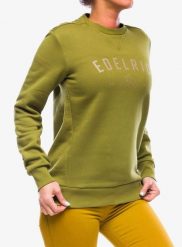 Bluza bawełniana damska Edelrid Spotter Crew. Zielone bluzy damskie EDELRID, xs, bez wzorów, z bawełny, bez kaptura. Za 195.70 zł.