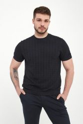 Sweter męski krótkim rękawem Theor JOOP!. Swetry przez głowę męskie JOOP!, m, bez wzorów, bez kołnierzyka. Za 549.00 zł.