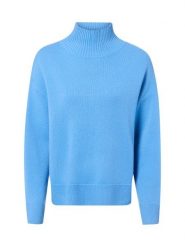 Marie Lund sweter merino Kobiety Wełna niebieski, XXL. Niebieskie swetry damskie Marie Lund, xxl, bez wzorów, z wełny, bez kołnierzyka, bez ramiączek, bez kaptura. Za 349.95 zł.