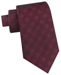 Krawat Męski - Angelo di Monti - Głęboka Czerwień, Wzór Geometryczny. Czerwone krawaty i muchy Angelo di Monti, bez wzorów, z tkaniny, eleganckie. Za 45.00 zł.
