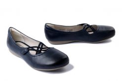 JOSEF SEIBEL 87239 971 530 Fiona 39 ocean, baleriny damskie. Niebieskie baleriny damskie Josef Seibel, na lato, bez wzorów, ze skóry, bez obcasa. Za 359.90 zł.