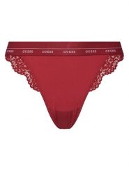Guess Stringi O4YE00 PZ01C Czerwony. Czerwone stringi damskie Guess, l, z aplikacjami, z syntetyku. Za 119.99 zł.