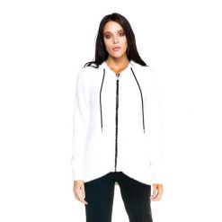 Damska bluza z kapturem Leone Leisure. Białe bluzy sportowe damskie LEONE 1947 APPAREL, bez wzorów, z tkaniny, na fitness i siłownię. W wyprzedaży za 223.60 zł.