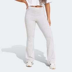 Legginsy fitness damskie ADIDAS flare. Czarne legginsy damskie Adidas, l, bez wzorów, z bawełny, na fitness i siłownię. Za 149.99 zł.