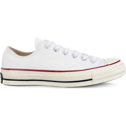 Converse białe Chuck Taylor All Star 70 C162065 White Red Black White. Białe trampki i tenisówki damskie Converse, bez wzorów, z gumy, retro, bez zapięcia. W wyprzedaży za 299.00 zł.