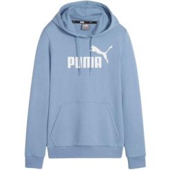 Damska Bluza Z Kapturem Z Logo ESS. Niebieskie bluzy damskie Puma, l, bez wzorów, z kapturem. Za 273.99 zł.