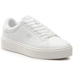 Buty Fila Crosscourt Altezza R Wmn W FFW0022-13049 białe. Białe obuwie sportowe damskie bez wzorów, z materiału. Za 358.71 zł.