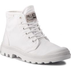 Trapery PALLADIUM - Pampa Hi Orginale Tc 75554-101-M White/White. Białe śniegowce i trapery męskie Palladium, z materiału. W wyprzedaży za 249.00 zł.