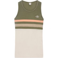 Koszulka bez rękawów męska PROTEST PRTIpsa. Zielone koszulki sportowe męskie Protest, m, bez wzorów, bez kołnierzyka, bez ramiączek, trekkingowe. Za 139.99 zł.