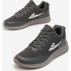Ciemnoszare Buty Sportowe Harmondsworth. Buty sportowe męskie Born2be, przed kostkę, bez zapięcia, do biegania. Za 89.99 zł.