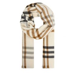 Szalik Nine West. Brązowe szaliki i chusty damskie Nine West, bez wzorów. Za 59.99 zł.