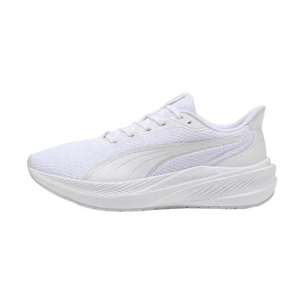 Buty do biegania Puma Dasher Lite. Białe obuwie sportowe damskie Puma, bez wzorów, do biegania. Za 233.90 zł.