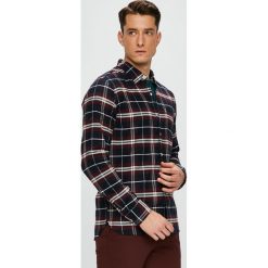 Levi's - Koszula. Brązowe koszule męskie Levi's, w kratkę, z bawełny, button down, z długim rękawem. Za 259.90 zł.