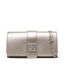 Torebka Armani Exchange. Szare torebki do ręki damskie Armani Exchange, bez wzorów, wizytowe, bez dodatków. Za 459.99 zł.