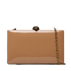 Torebka Kurt Geiger. Brązowe kopertówki damskie Kurt Geiger, bez wzorów, bez dodatków. Za 859.99 zł.