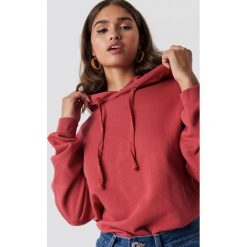 NA-KD Basic Bluza z kapturem basic - Red. Bluzy damskie marki NA-KD Basic. Za 100.95 zł.