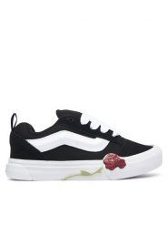 Vans Tenisówki Knu Skool Rose VN000Z9UBZW1 Czarny. Czarne trampki i tenisówki dziewczęce Vans, bez wzorów, ze skóry, bez zapięcia. Za 299.99 zł.