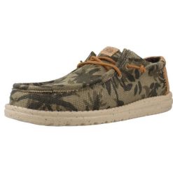 Buty HEY DUDE WALLY PALM JUTE Zielony. Zielone trekkingi męskie PRO BRANDS, trekkingowe. Za 368.99 zł.