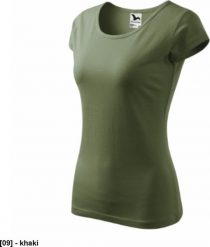 Pure 122 - ADLER - Koszulka damska, 150 g/m2 - khaki S. Brązowe t-shirty damskie Malfini, m, bez wzorów, bez kołnierzyka. Za 26.92 zł.