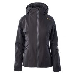 Kurtka narciarska damska Iguana Laura W - czarna, Rozmiar XL. Czarne kurtki damskie IGUANA, xl, bez wzorów, z puchu, bez kaptura, narciarskie. W wyprzedaży za 599.99 zł.
