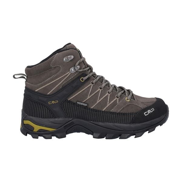 Buty trekkingowe męskie CMP Rigel Mid WP. Brązowe trekkingi męskie CMP, trekkingowe. Za 366.66 zł.