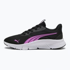 Buty do biegania PUMA Flexfocus Lite Modern Woven. Czarne obuwie sportowe damskie Puma, bez wzorów, do biegania. Za 209.99 zł.