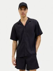 Jack & Jones Koszula Massimo 12269640 Czarny Relaxed Fit. Czarne koszule męskie Jack & Jones, m, bez wzorów, z syntetyku, bez kołnierzyka, bez ramiączek. Za 99.99 zł.