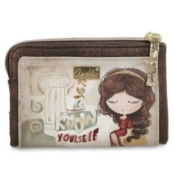 Brązowy Damski Portfel Anekke Muse. Brązowe portfele damskie Anekke, bez wzorów. Za 199.00 zł.