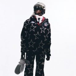 Kurtka narciarska damska USA 810G. Niebieskie kurtki snowboardowe damskie Kappa, l, bez wzorów, z materiału, długie, bez kaptura, narciarskie. Za 1,527.45 zł.