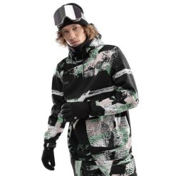 Kurtka snowboardowa męska W1 Crest. Kurtki męskie SIROKO, l, bez wzorów, z softshellu, bez kaptura. Za 844.00 zł.