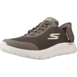 Buty Mężczyzna Skechers Go Walk brązowy. Brązowe buty sportowe męskie Skechers, bez zapięcia, do biegania. Za 299.00 zł.