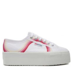 Tenisówki Superga. Białe trampki i tenisówki damskie Superga, bez wzorów, bez zapięcia. Za 219.99 zł.