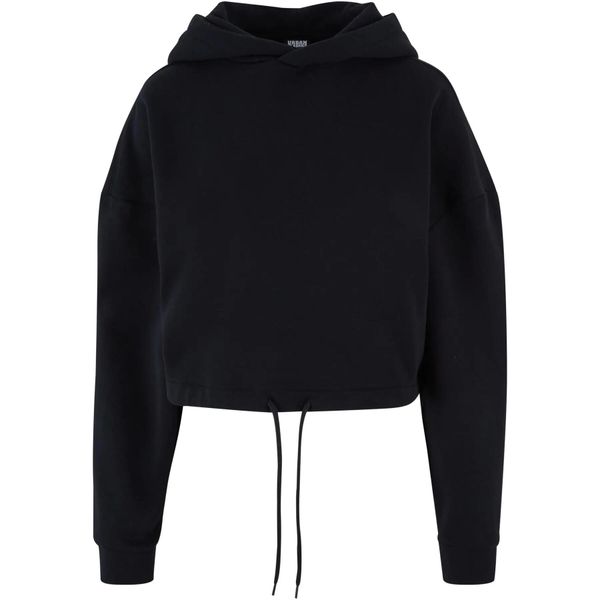 Damska bluza oversize Urban Classics. Czarne bluzy damskie Urban Classics, l, bez wzorów, z bawełny, z kapturem. Za 169.70 zł.