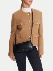 Calvin Klein Torebka Hardware Zip Crossbody LV04F1046G Czarny. Czarne listonoszki damskie Calvin Klein, bez wzorów, ze skóry, bez dodatków. Za 279.99 zł.