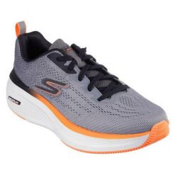 Buty Męskie do biegania Skechers. Szare buty sportowe męskie Skechers, bez zapięcia, do biegania, Skechers Sport. Za 253.38 zł.