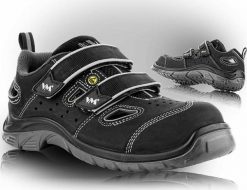 VM-2225-S1ESD - LYON sandały ochronne 42. Brązowe sandały męskie VM Footwear, bez zapięcia. Za 493.61 zł.
