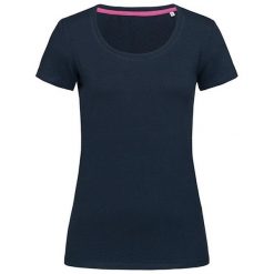 Damska Koszulka Z Okrągłym Dekoltem Claire. Niebieskie koszulki sportowe damskie Stedman, xl, bez wzorów, sportowe, bez kołnierzyka. Za 69.99 zł.