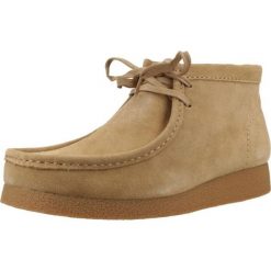 Buty CLARKS WALLABEE EVOBT Jasnobrązowy. Brązowe trekkingi męskie Clarks, trekkingowe. Za 419.99 zł.