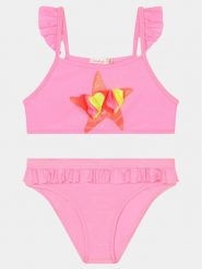 Billieblush Strój kąpielowy U20061 Różowy. Czerwone stroje kąpielowe dla dziewczynek Billieblush, bez wzorów, z syntetyku. Za 119.99 zł.