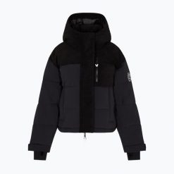 Kurtka narciarska damska EA7 Emporio Armani Ski St. Moritz Fashion Eco-Down. Czarne kurtki damskie EA7 Emporio Armani, na zimę, l, bez wzorów, z syntetyku, bez kaptura. Za 2,239.00 zł.