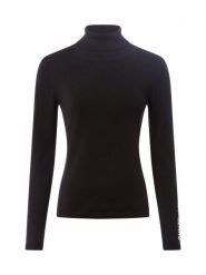 Joop Jeans sweter z golfem - Kaisha Kobiety czarny, XS. Czarne swetry damskie JOOP! Jeans, uniwersalny, bez wzorów, z jeansu, bez kołnierzyka, bez ramiączek, bez kaptura. Za 429.95 zł.