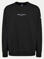 North Sails Bluza 691226 Czarny Comfort Fit. Czarne bluzy męskie North Sails, m, bez wzorów, z bawełny, bez kaptura. Za 169.99 zł.