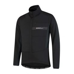 Softshellowa kurtka rowerowa męska Rogelli BARRIER. Czarne kurtki sportowe męskie Rogelli, l, bez wzorów, rowerowe. W wyprzedaży za 210.00 zł.