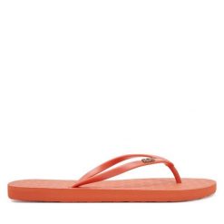 Japonki Roxy. Czerwone obuwie sportowe damskie Roxy, bez wzorów. Za 49.99 zł.