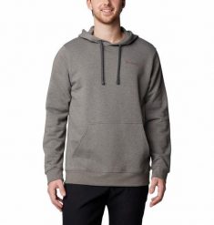 COLUMBIA Bluza męska Columbia Trek Graphic Hoodie charcoal heather-L. Czerwone bluzy męskie Columbia, l, bez wzorów, z bawełny, z kapturem. Za 180.50 zł.