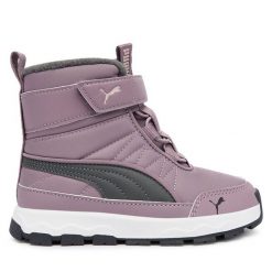 Śniegowce Puma. Fioletowe śniegowce dziewczęce Puma, bez zapięcia. Za 249.99 zł.